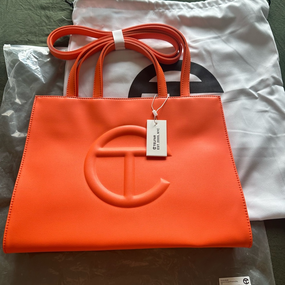 Medium Orange Telfar Bag